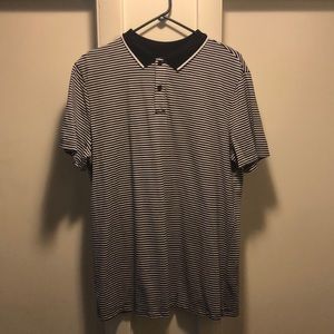 stripped collared shirt